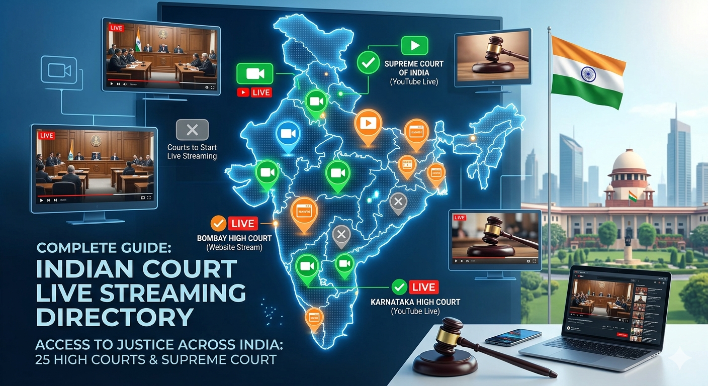 Understanding Live Streaming of Court Proceedings in India – A Complete Guide